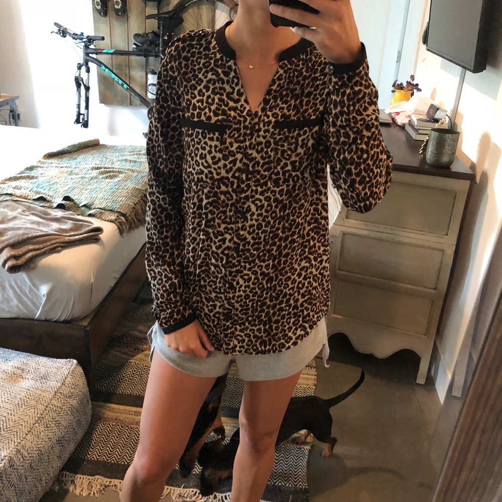 Fun Cheetah Print Blouse